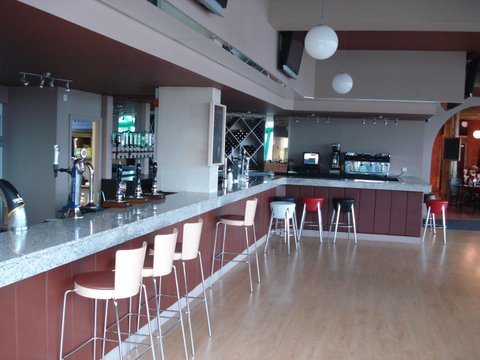 Bespoke bar with granite counter